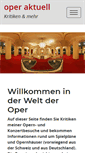Mobile Screenshot of oper-aktuell.info